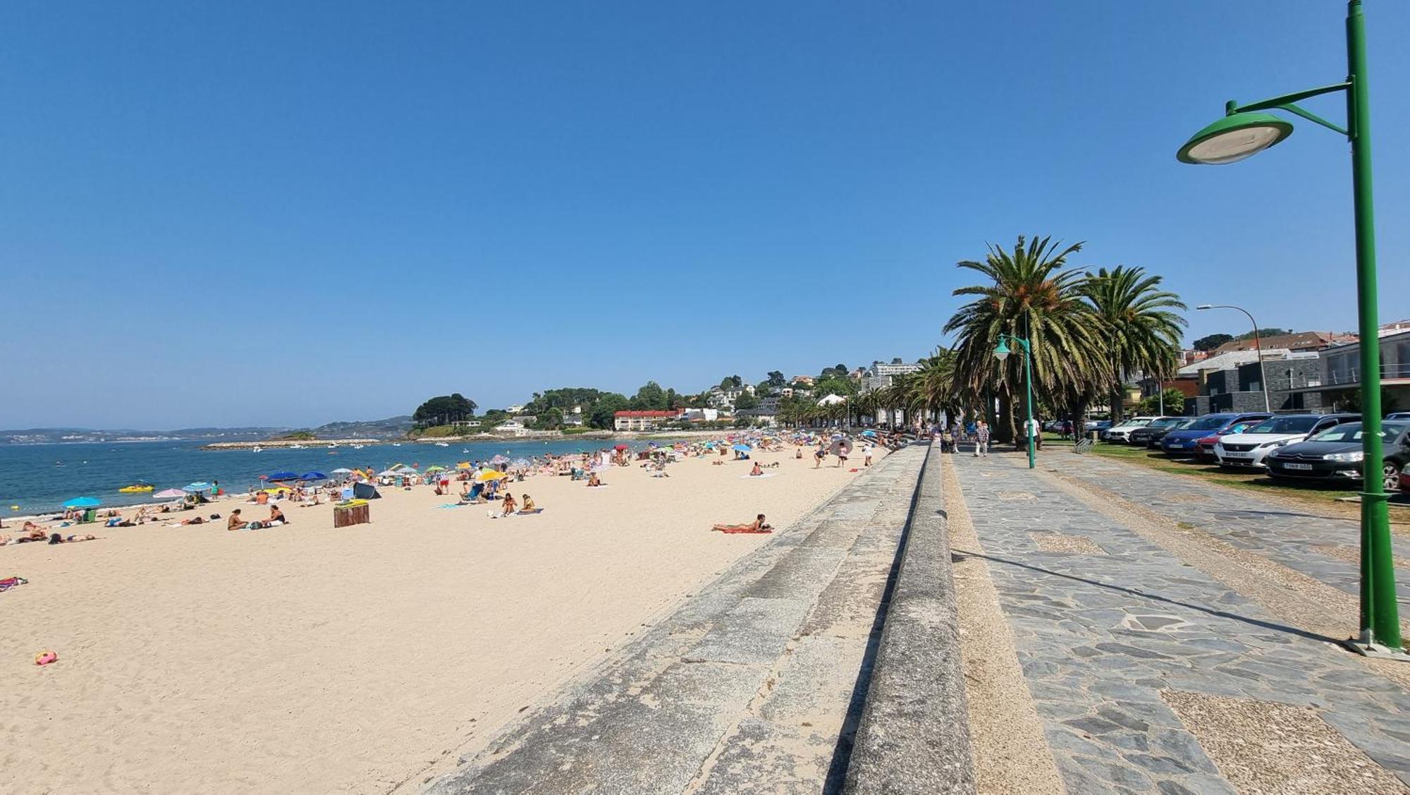 Apartamento Precioso Atico Frente A La Playa De Santa Cristina A Coruña Exterior foto